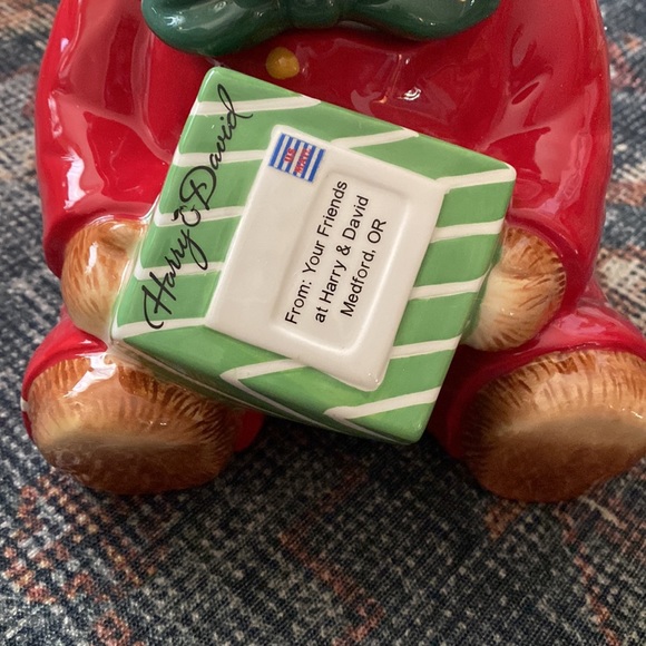 NIB Vintage Harry & David Cubby Bear Cookie Jar - Picture 3 of 9